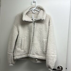 Lululemon Cinchable Fleece Zip Up (Size 8)